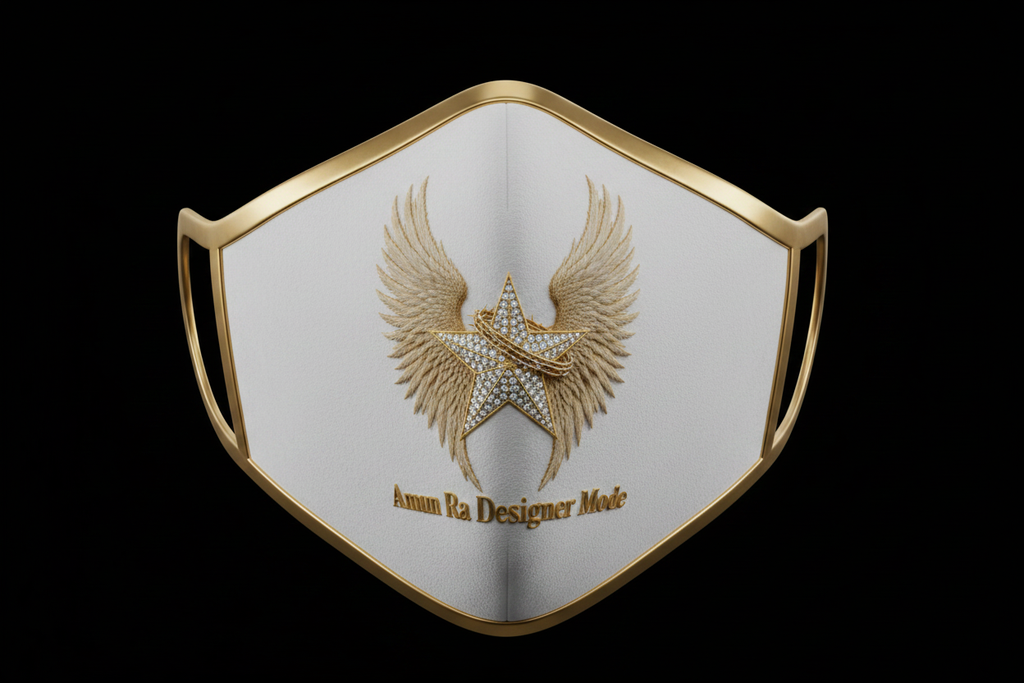 Amun Ra Designer Mode White Luxury Mask