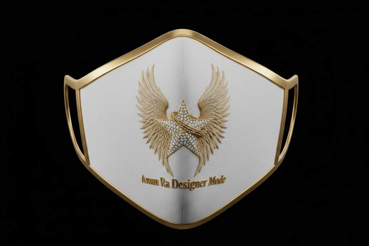 Amun Ra Designer Mode White Luxury Mask