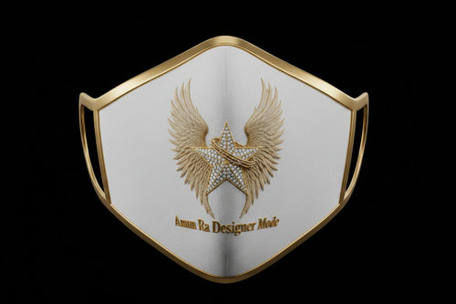 Amun Ra Designer Mode White Luxury Mask
