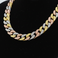 Luxury Customized Multi-Metals Cuban Link Chain