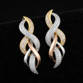 Luxury Customized Multi-Metals Earrings