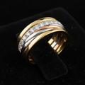 Luxury Customized Multi-Metals Finger Ring