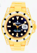 Rolex GMT-Master II 18k Yellow Gold Diamond Watch